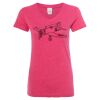 Women’s Glitter V-Neck T-Shirt Thumbnail
