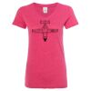 Women’s Glitter V-Neck T-Shirt Thumbnail