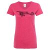 Women’s Glitter V-Neck T-Shirt Thumbnail