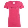 Women’s Glitter V-Neck T-Shirt Thumbnail