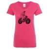 Women’s Glitter V-Neck T-Shirt Thumbnail
