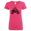 Women’s Glitter V-Neck T-Shirt Thumbnail