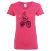 Women’s Glitter V-Neck T-Shirt Thumbnail