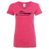 Women’s Glitter V-Neck T-Shirt Thumbnail