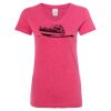 Women’s Glitter V-Neck T-Shirt Thumbnail