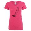 Women’s Glitter V-Neck T-Shirt Thumbnail