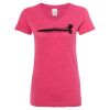 Women’s Glitter V-Neck T-Shirt Thumbnail