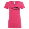 Women’s Glitter V-Neck T-Shirt Thumbnail