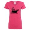 Women’s Glitter V-Neck T-Shirt Thumbnail