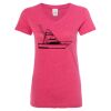 Women’s Glitter V-Neck T-Shirt Thumbnail