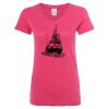 Women’s Glitter V-Neck T-Shirt Thumbnail