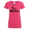 Women’s Glitter V-Neck T-Shirt Thumbnail