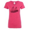 Women’s Glitter V-Neck T-Shirt Thumbnail