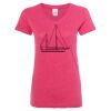 Women’s Glitter V-Neck T-Shirt Thumbnail