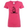 Women’s Glitter V-Neck T-Shirt Thumbnail