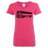 Women’s Glitter V-Neck T-Shirt Thumbnail