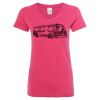 Women’s Glitter V-Neck T-Shirt Thumbnail