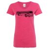 Women’s Glitter V-Neck T-Shirt Thumbnail