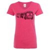 Women’s Glitter V-Neck T-Shirt Thumbnail