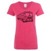Women’s Glitter V-Neck T-Shirt Thumbnail