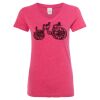 Women’s Glitter V-Neck T-Shirt Thumbnail