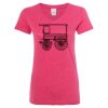 Women’s Glitter V-Neck T-Shirt Thumbnail