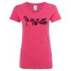Women’s Glitter V-Neck T-Shirt Thumbnail