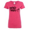 Women’s Glitter V-Neck T-Shirt Thumbnail