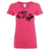 Women’s Glitter V-Neck T-Shirt Thumbnail