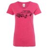 Women’s Glitter V-Neck T-Shirt Thumbnail