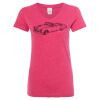 Women’s Glitter V-Neck T-Shirt Thumbnail