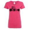 Women’s Glitter V-Neck T-Shirt Thumbnail