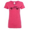 Women’s Glitter V-Neck T-Shirt Thumbnail