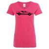 Women’s Glitter V-Neck T-Shirt Thumbnail