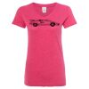 Women’s Glitter V-Neck T-Shirt Thumbnail