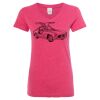Women’s Glitter V-Neck T-Shirt Thumbnail