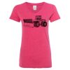 Women’s Glitter V-Neck T-Shirt Thumbnail