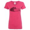 Women’s Glitter V-Neck T-Shirt Thumbnail