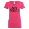 Women’s Glitter V-Neck T-Shirt Thumbnail