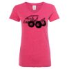 Women’s Glitter V-Neck T-Shirt Thumbnail