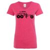 Women’s Glitter V-Neck T-Shirt Thumbnail