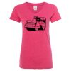 Women’s Glitter V-Neck T-Shirt Thumbnail