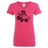 Women’s Glitter V-Neck T-Shirt Thumbnail