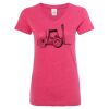 Women’s Glitter V-Neck T-Shirt Thumbnail