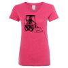 Women’s Glitter V-Neck T-Shirt Thumbnail