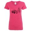 Women’s Glitter V-Neck T-Shirt Thumbnail