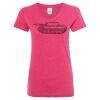 Women’s Glitter V-Neck T-Shirt Thumbnail