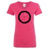 Women’s Glitter V-Neck T-Shirt Thumbnail