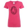 Women’s Glitter V-Neck T-Shirt Thumbnail