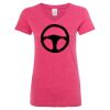 Women’s Glitter V-Neck T-Shirt Thumbnail